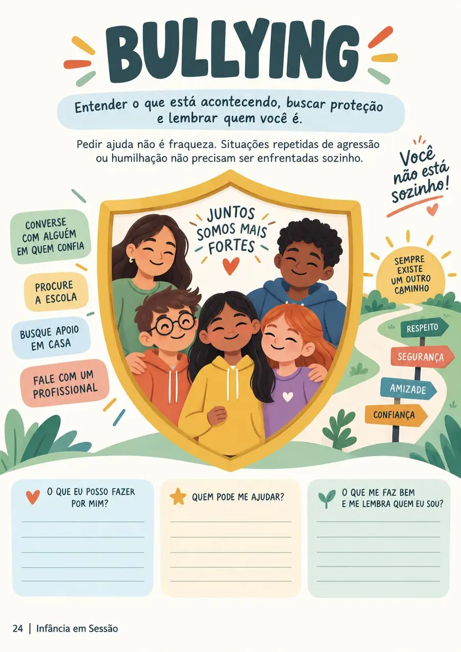 Amostra de atividade sobre bullying