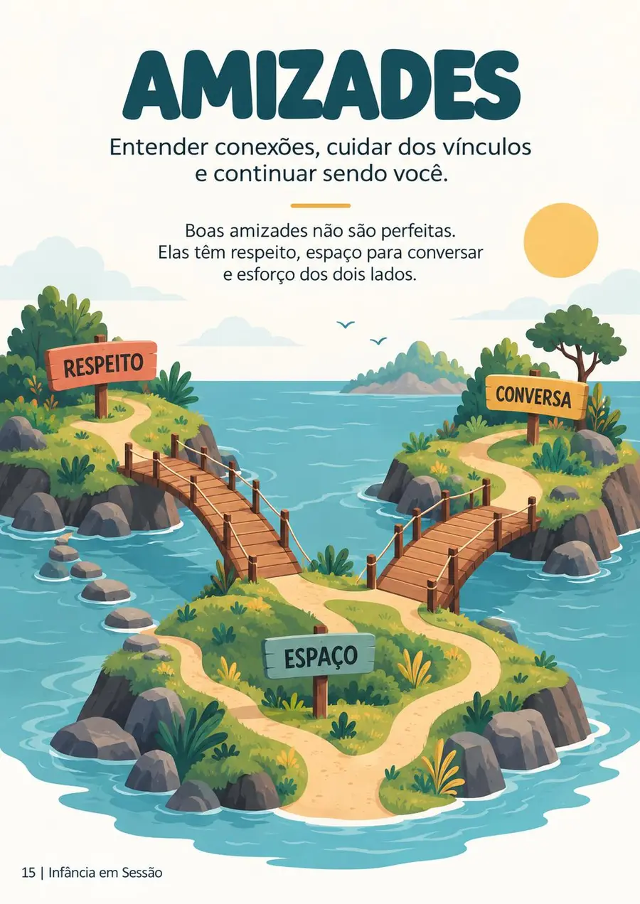 Atividade terapêutica sobre amizades