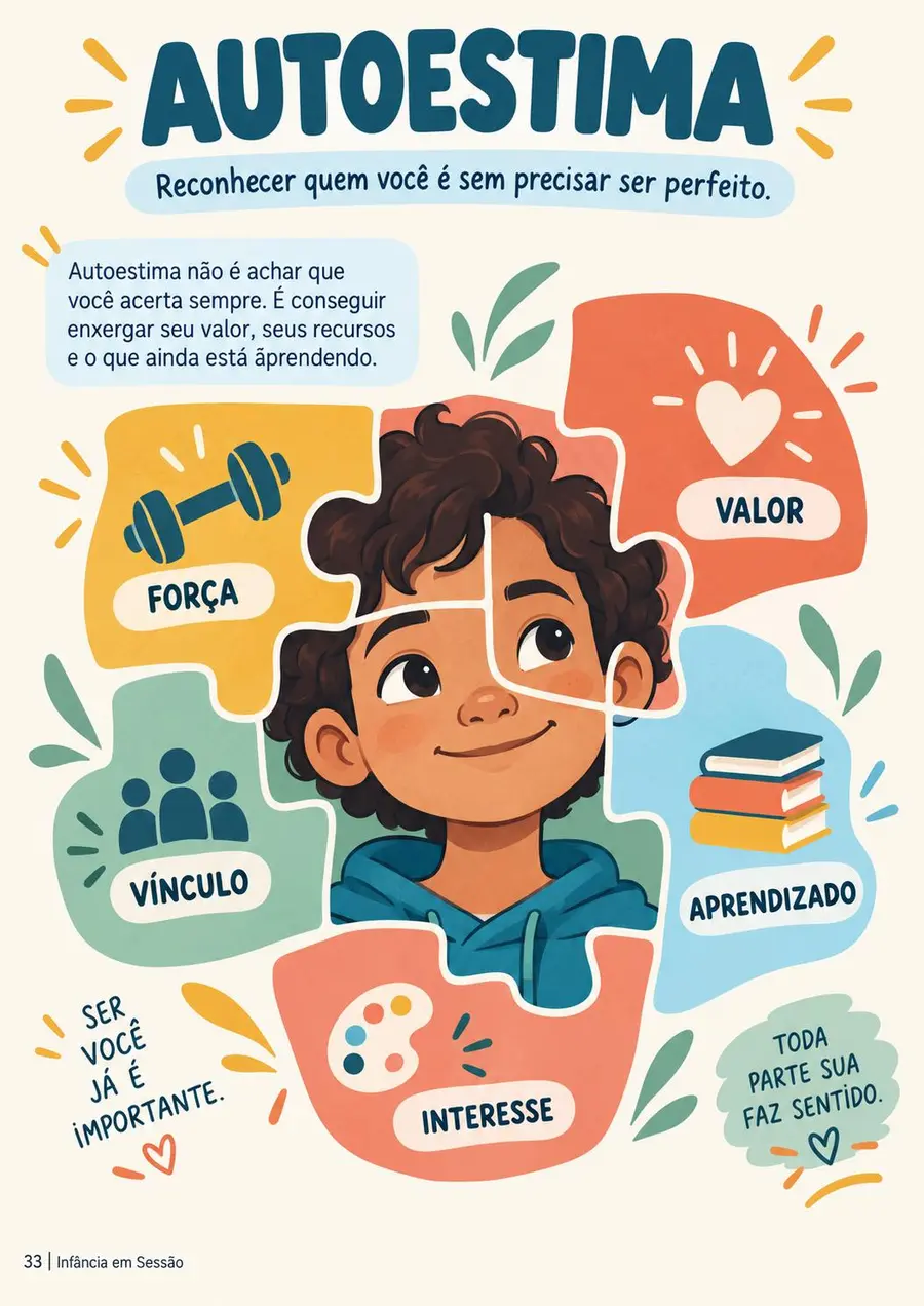 Amostra de atividade sobre autoestima